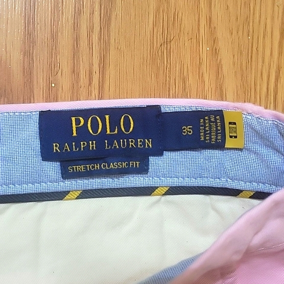 Ralph lauren mens pink shorts size (35) - Picture 2 of 3